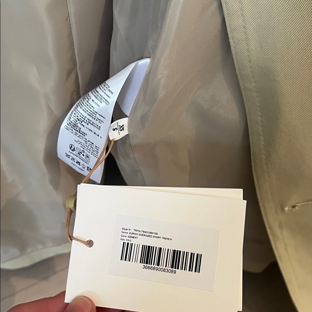 The Frankie Shop Over Sized Trench Coat - Picture 5 of 7